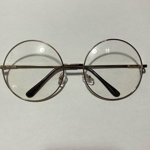 Large Round Clear Lens Glasses